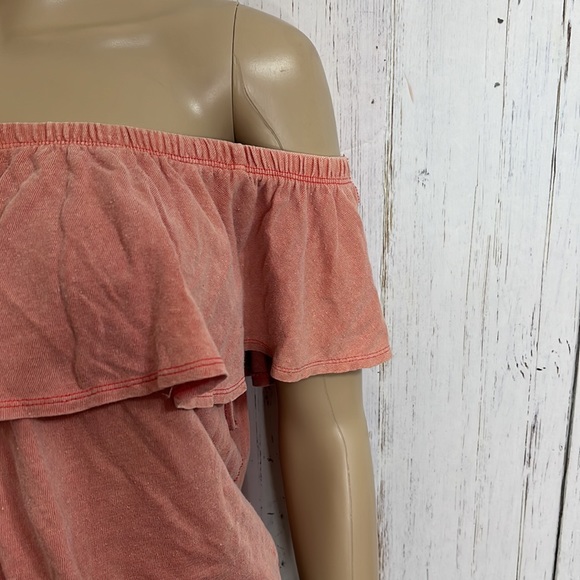 We the Free Off the Shoulder Linen Blouse - Picture 2 of 11